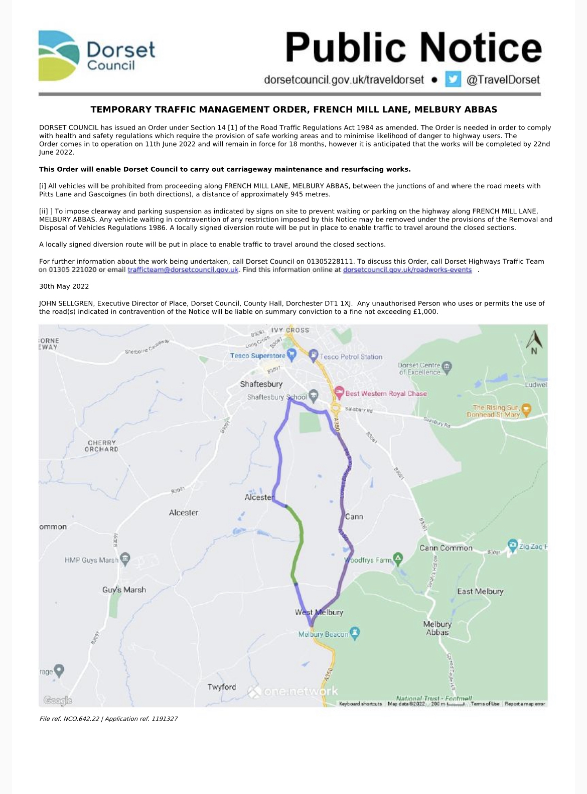 Temporary Traffic Management