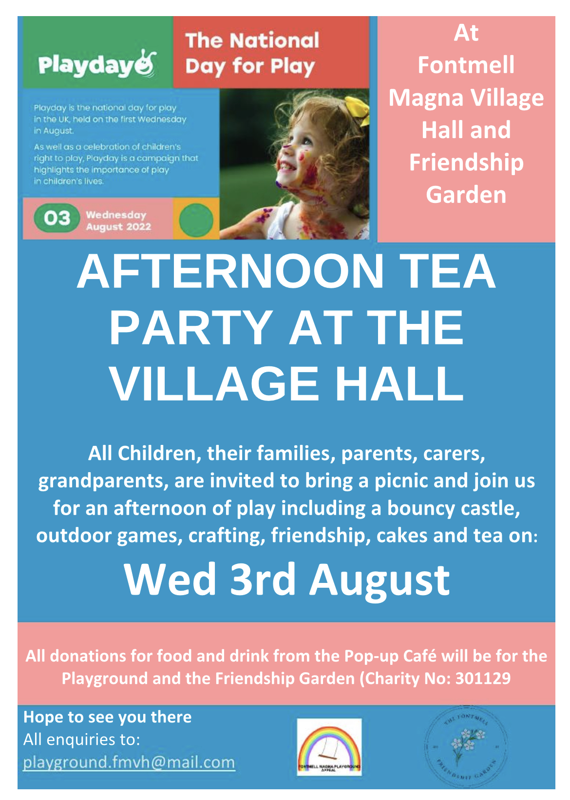 Afternoon Tea Party at the Village Hall