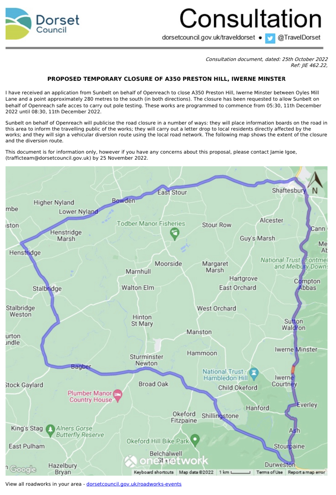 Temporary Road Closuree 