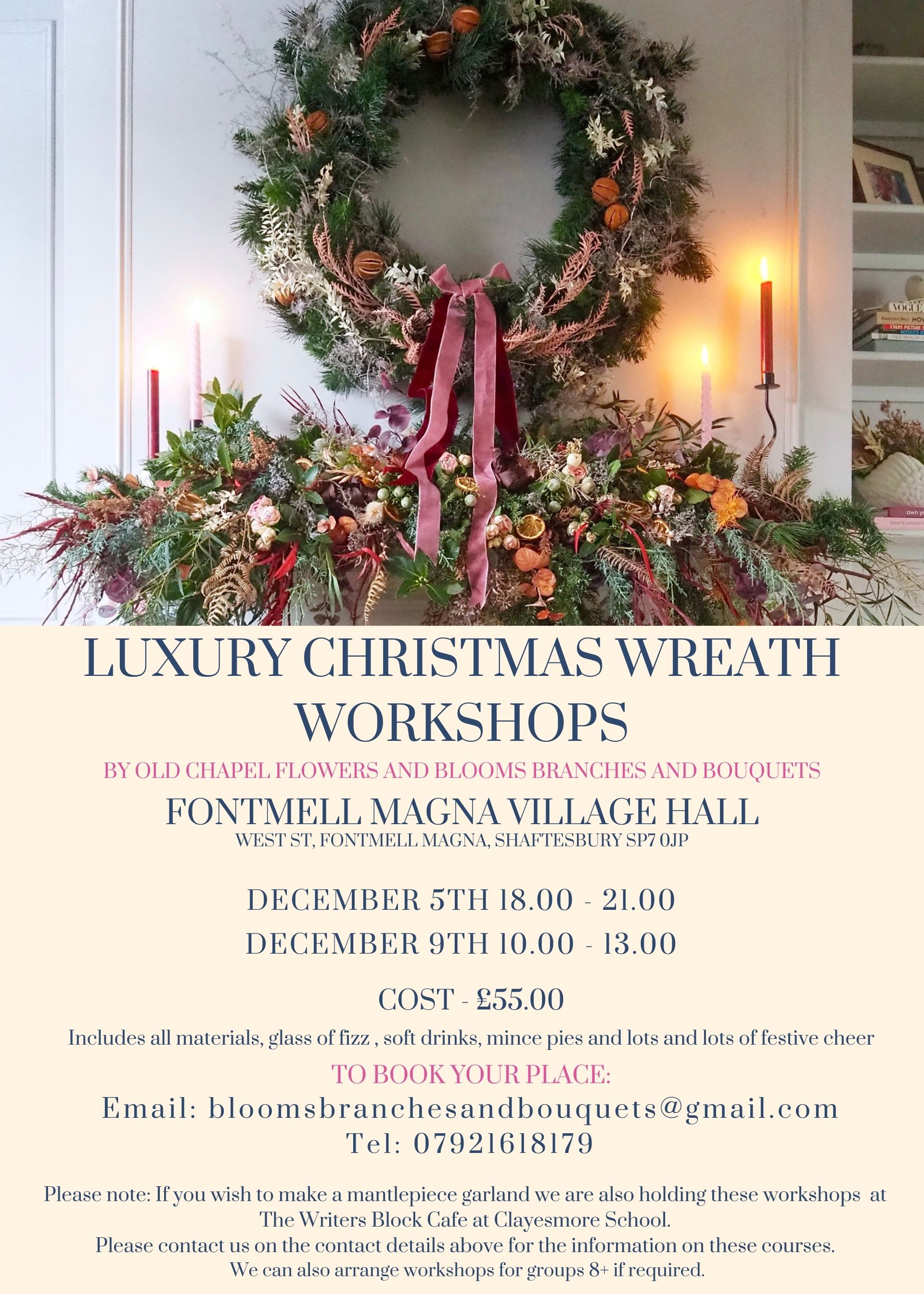 Christmas Wreath and Garland Making Workshops