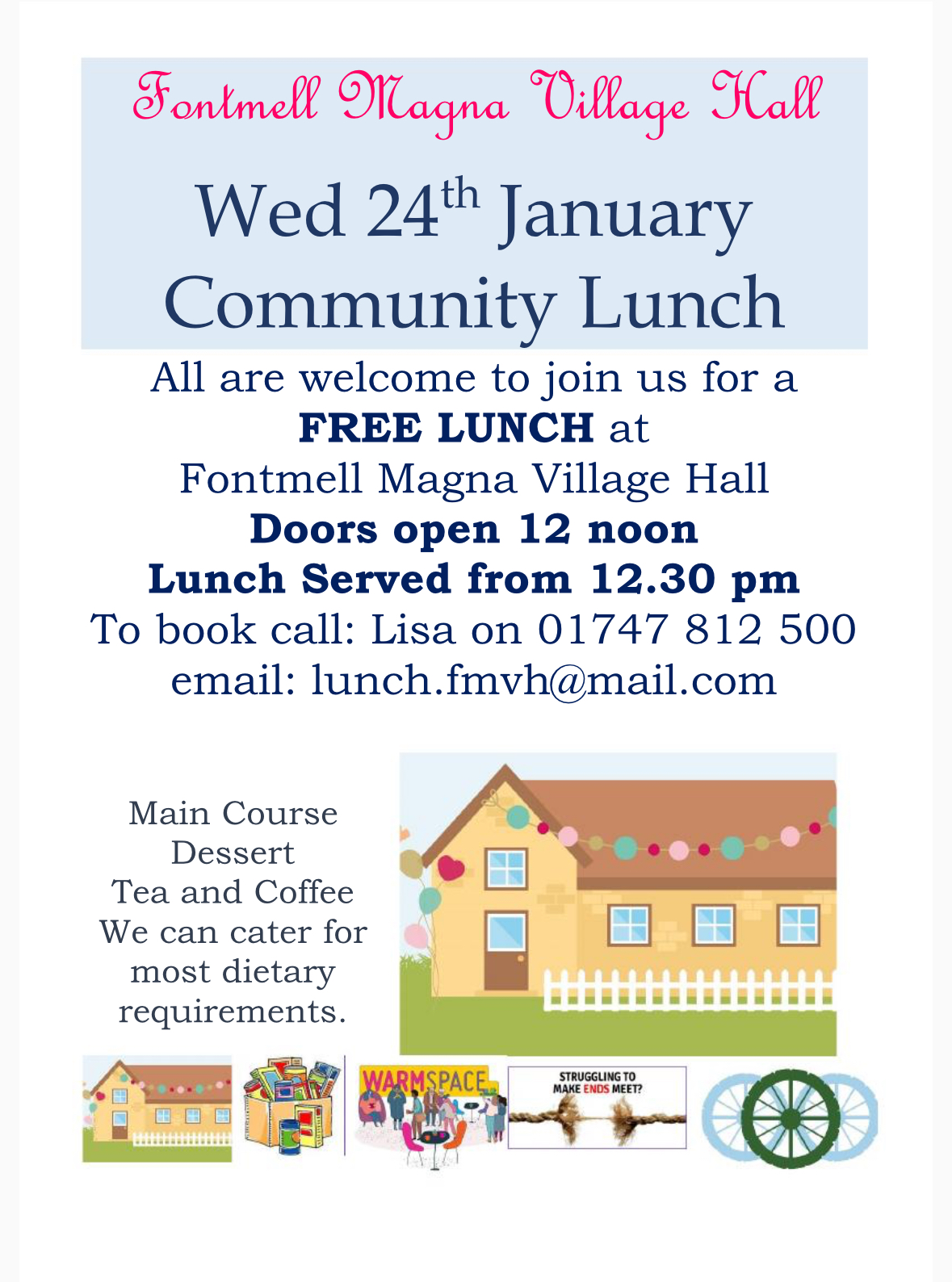  Free Community Lunches are back!