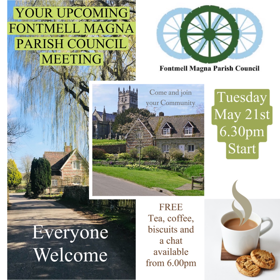 MAY PC General Meeting and AGM Date Change