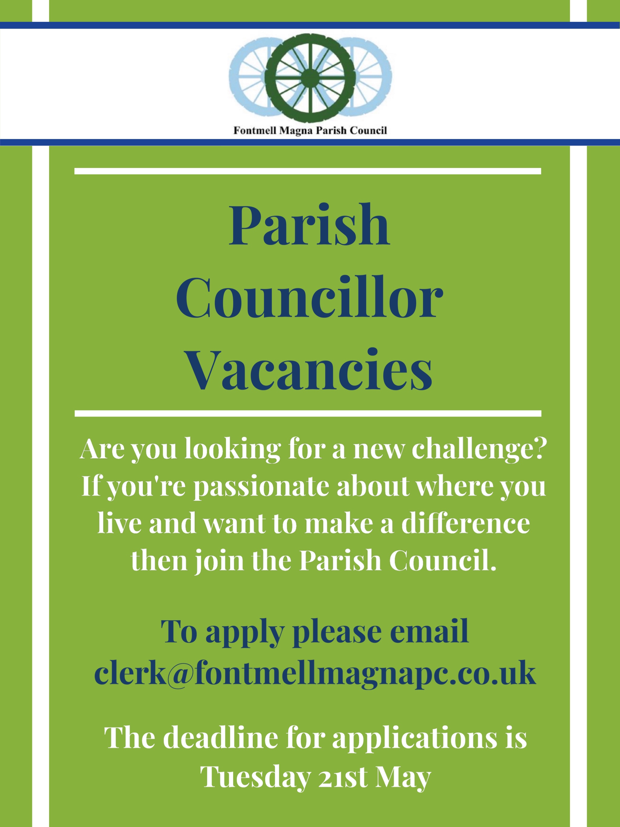 THREE PC Vacancies available. 