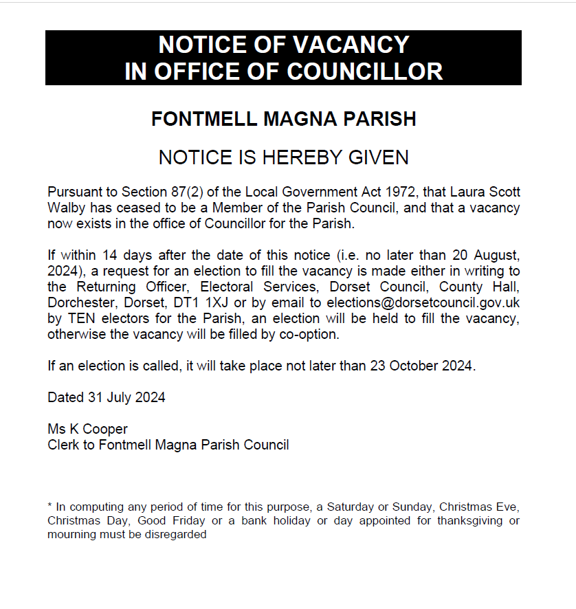 Position Vacancy